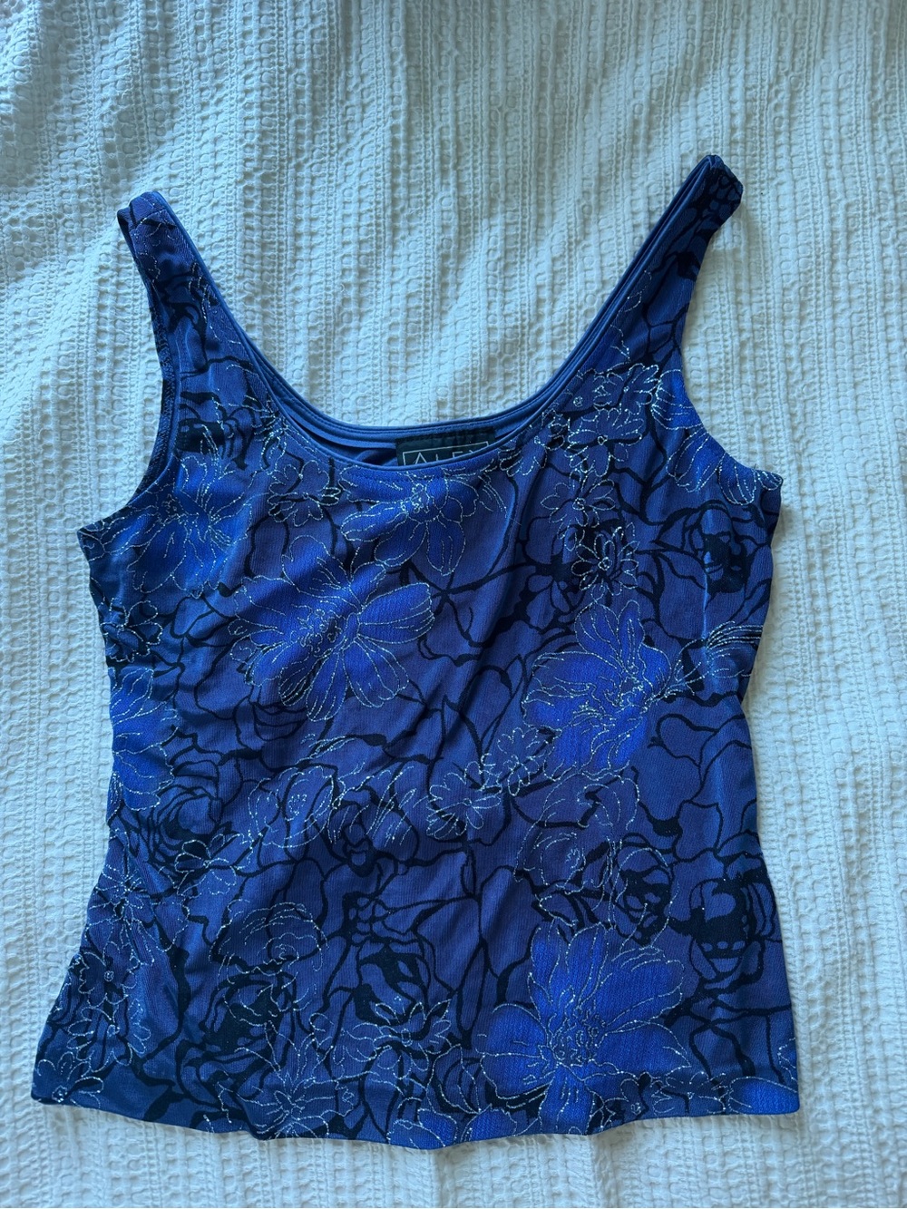Vintage floral tank top